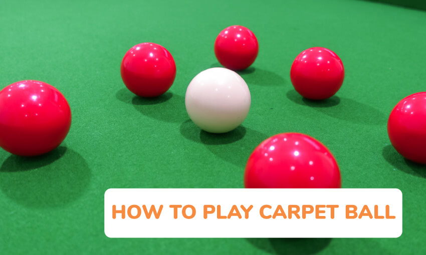 Instructions on how to play carpet ball. 