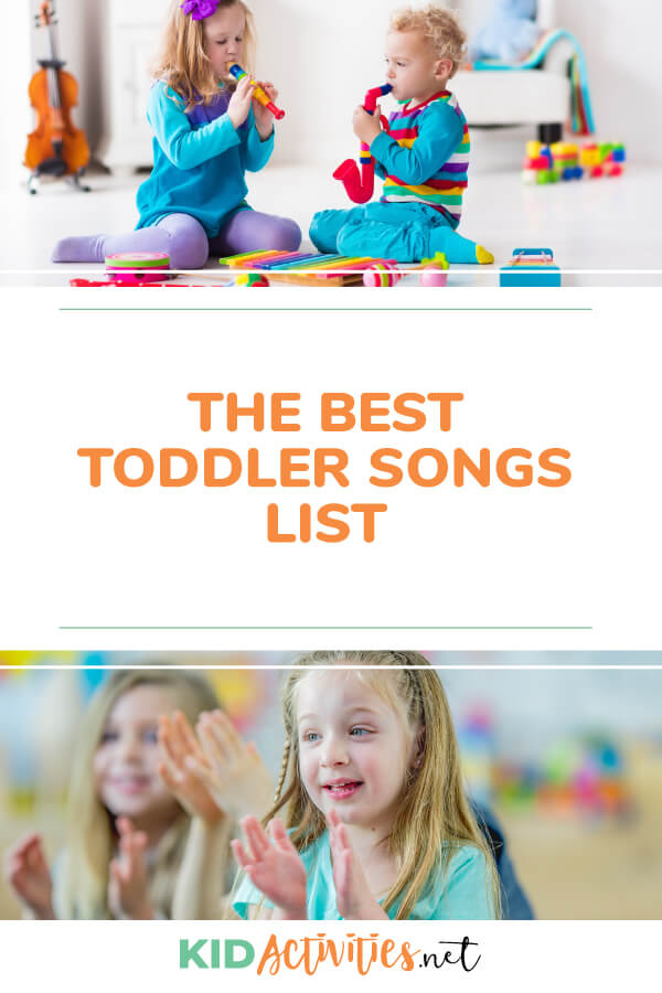 A list of the best toddler songs to sing. Great for a classroom sing along or teaching children about music at home. 