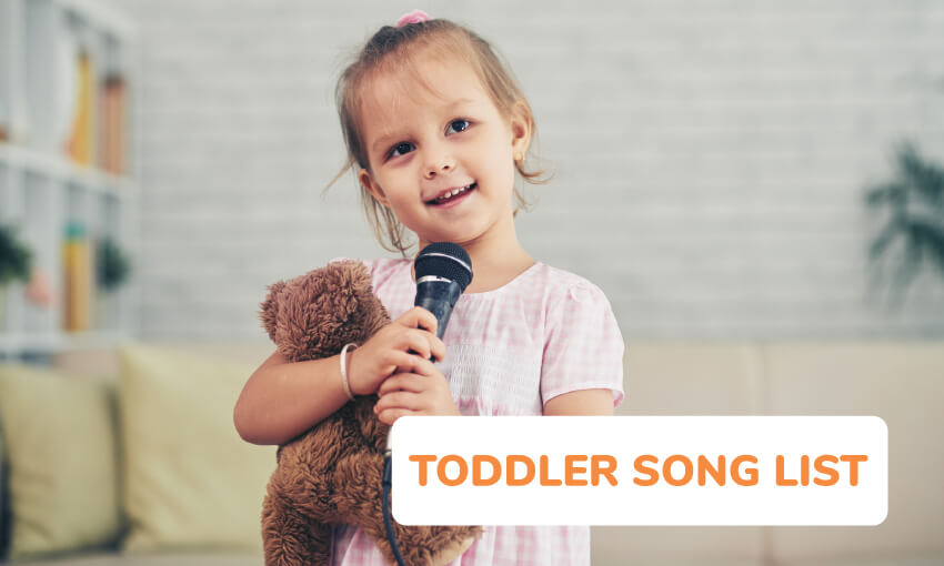 The best toddler song list. 