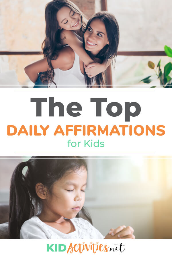 A collection of daily affirmations for kids.
