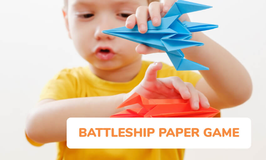 Paper battleship rules and instructions. 