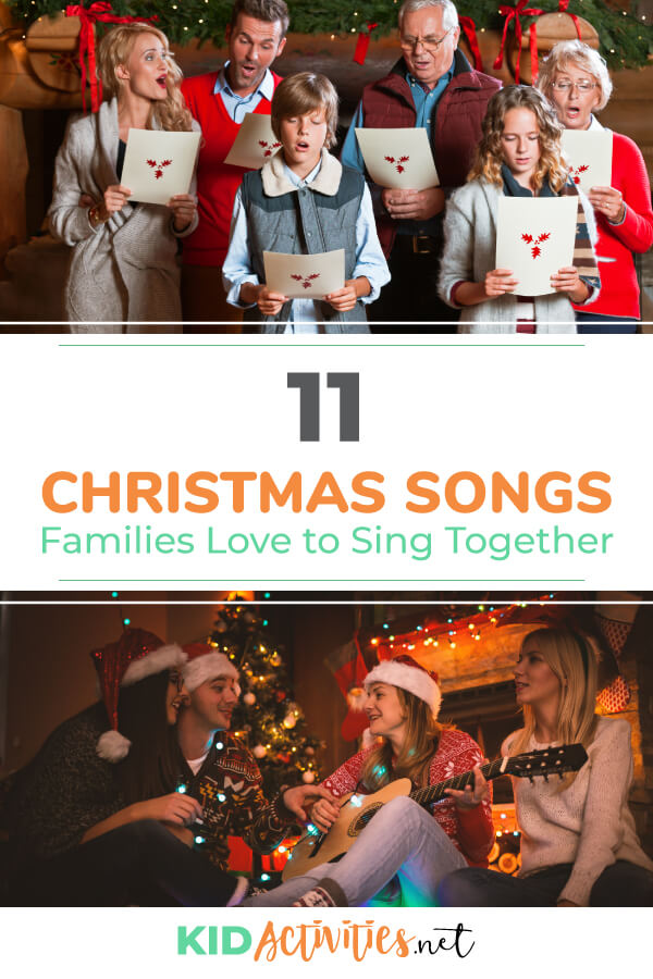 A collection of Christmas songs families love to sing together. 