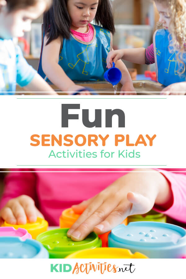 A collection of fun sensory play activities for kids. 