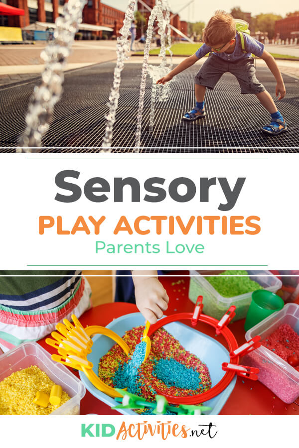 A collection of sensory play activities parents love. 