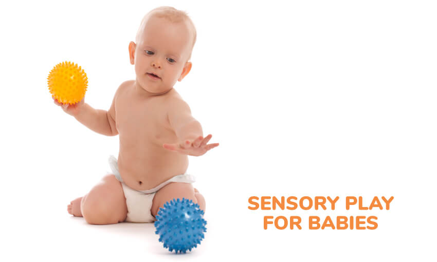 Sensory play for baby ideas. 