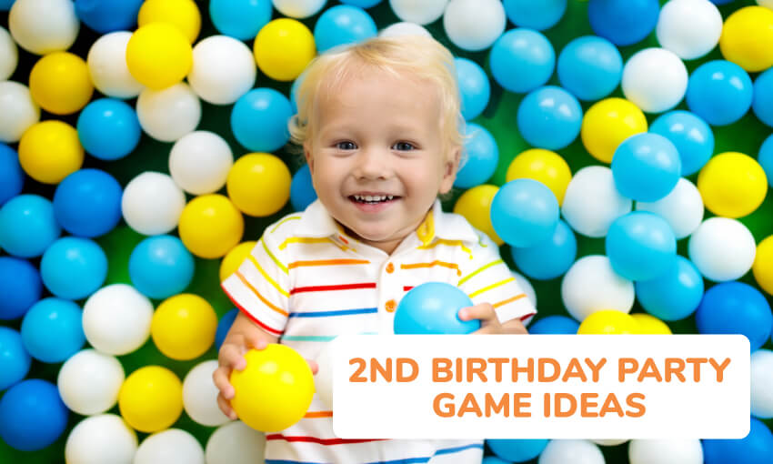 A collection of 2nd birthday party game ideas. 