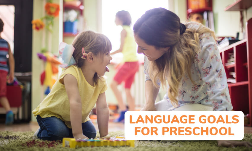 language goals for preschoolers