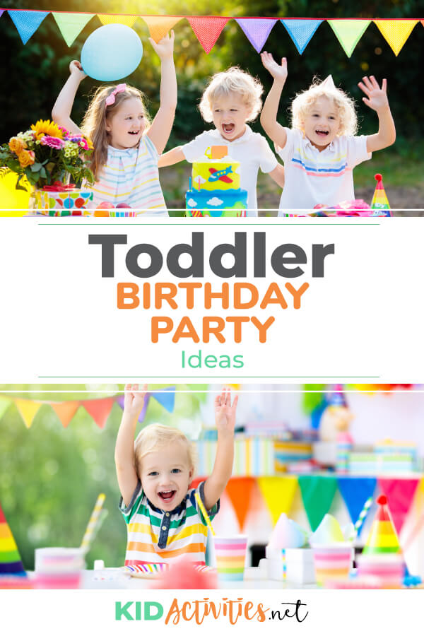 A collection of toddler birthday party games. 