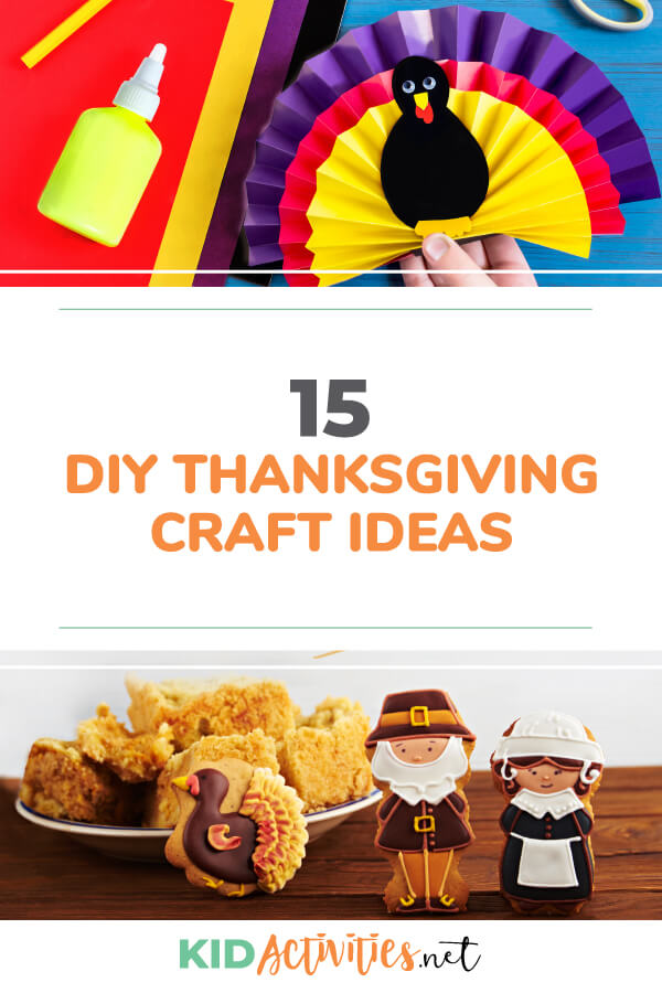 DIY Thanksgiving craft ideas for the classroom. 