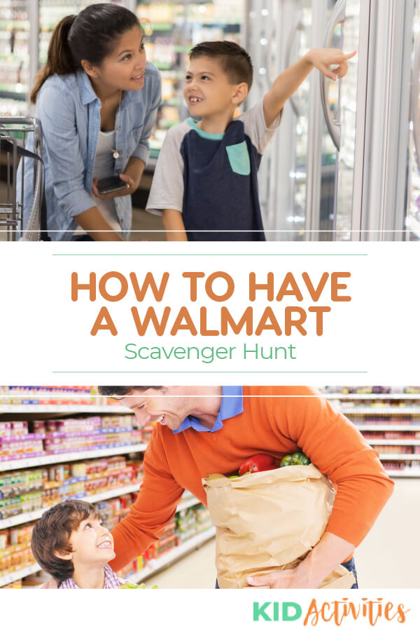 How to have a Walmart scavenger hunt. 