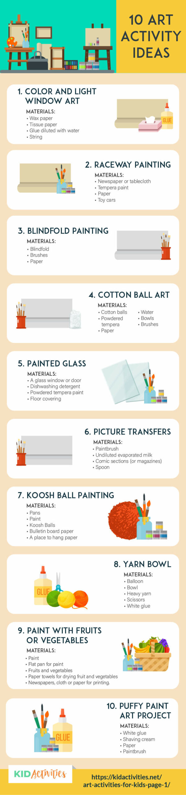 18 Fun Art Activities For Kids In The Classroom Kid Activities