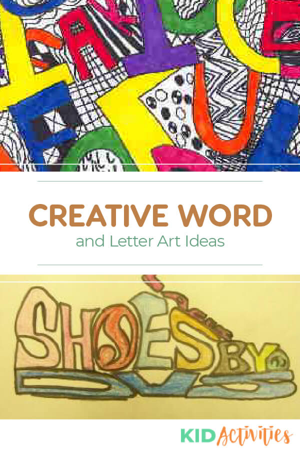 8 Creative Word Art Ideas For Kids Kid Activities