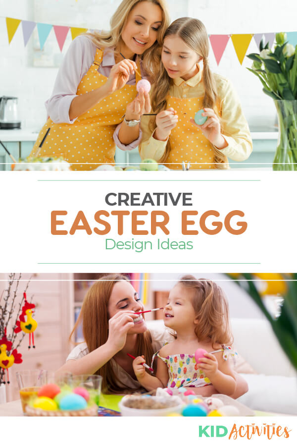 A collection of creative Easter egg design ideas. 