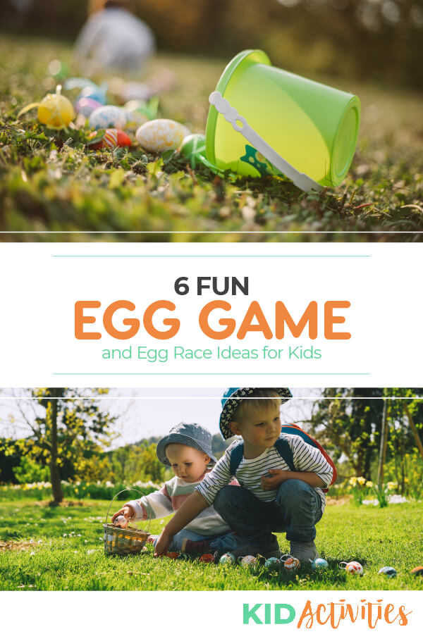 A collection of 6 egg and egg race ideas for kids. 