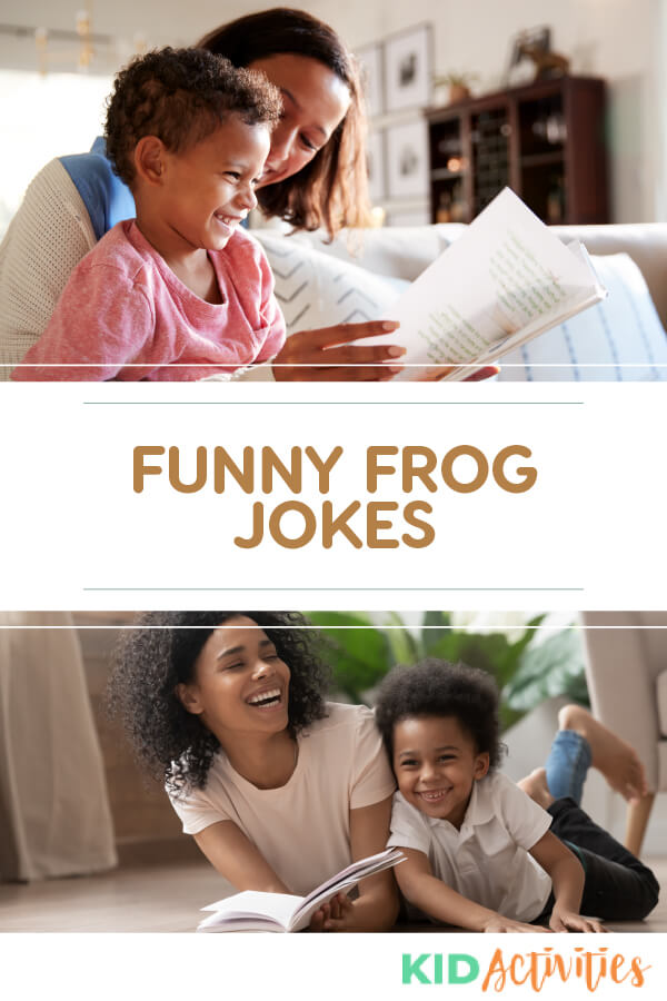 A collection of funny frog jokes for kids. 