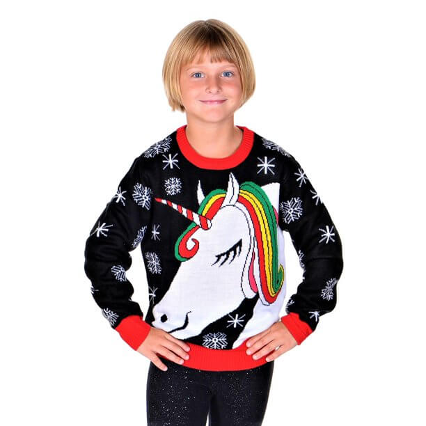 BesserBay Unisex Kid's Christmas Ugly Sweater 1-14 Years 