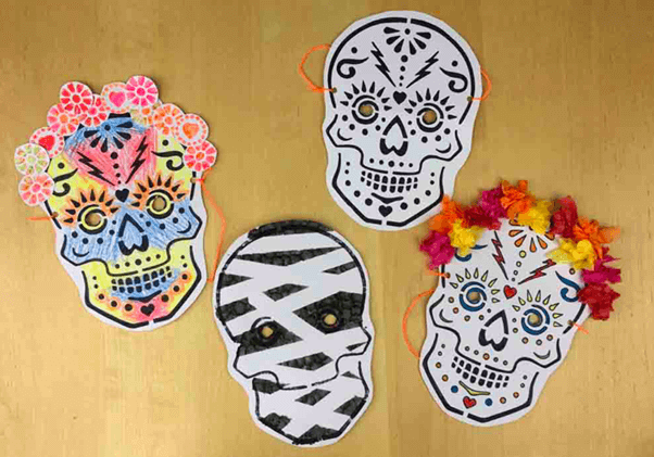 Día de Los Muertos masks