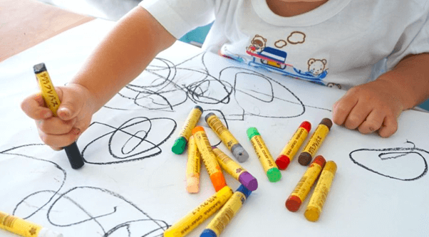 Doodling writing activity for kindergarten 