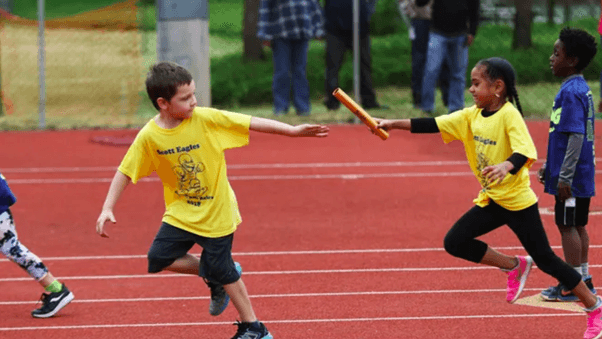 passing the baton field day activity 
