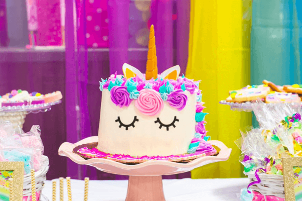 A unicorn cake