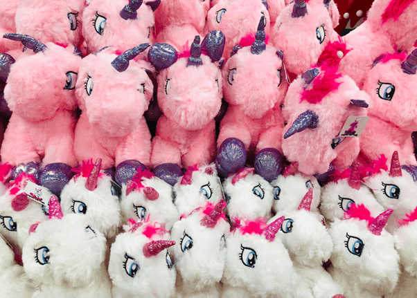 Unicorn plushies