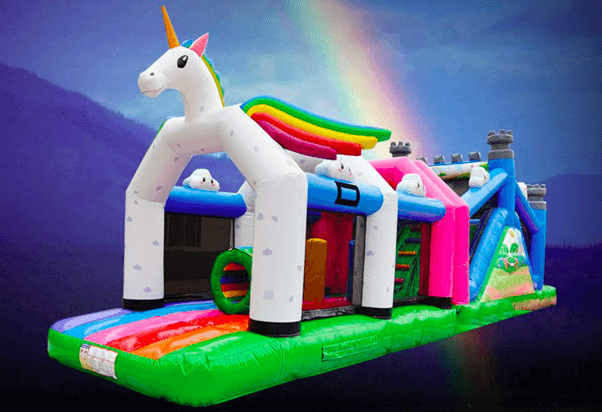 unicorn bouncy castle