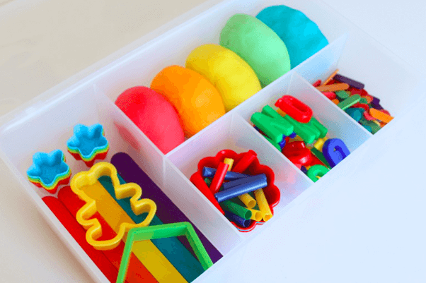 rainbow playdough set