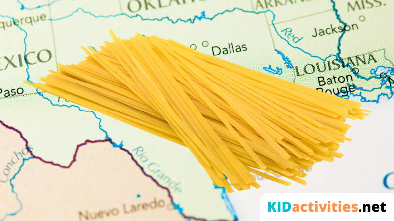 Noodles on a Map.