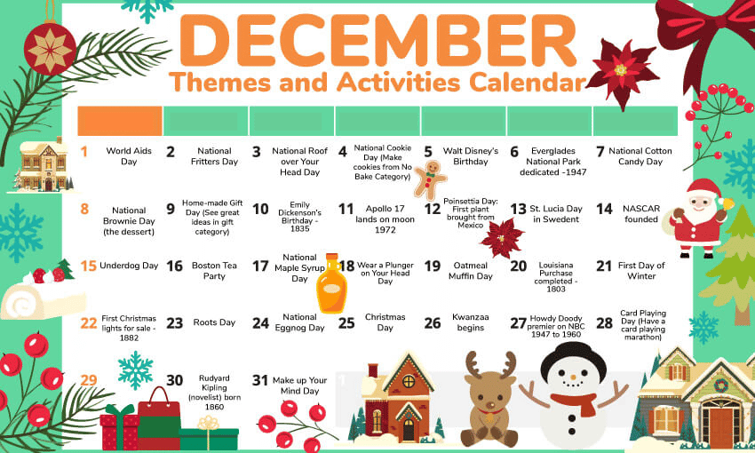 December Themes and Activities for the Classroom