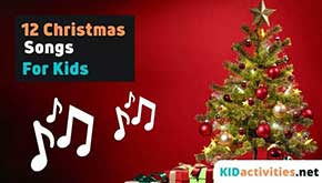12 Christmas Songs for Kids with Lyrics