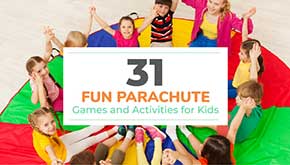 Fun parachute games activities for kids