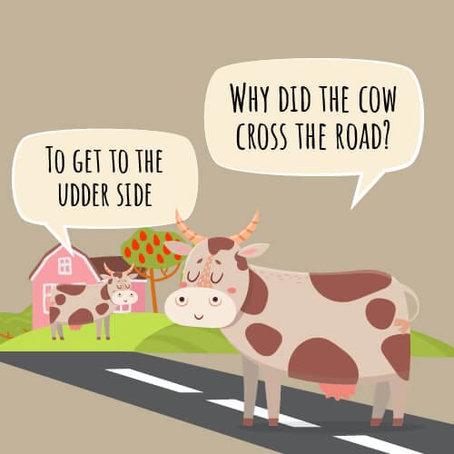 Why did the cow crossed the road joke